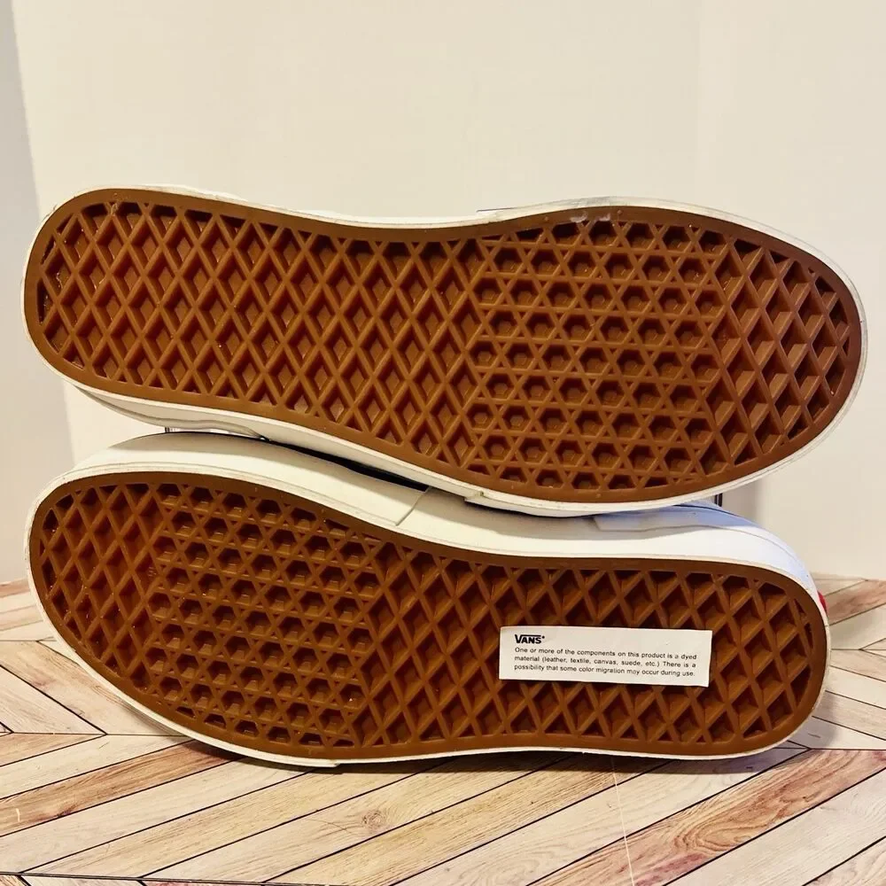 VANS Classic Slip-On Reconstructed Marshmallow M 6 W 7.5 Sneakers VN000BW4FS8 - Picture 8 of 10